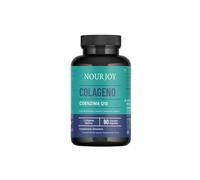 Nourjoy Colageno marino puro Coenzima Q10+Acido Hialurónico+Vitamina A+Vitamina B12+Vitamina C formula boost complex colageno piel articulaciones energía y vitalidad (90)
