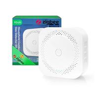 NOUS E9 Detector de Gas ZigBee para Gases Inflamables, Alarma de 85 DB, Aplicación y Control por Voz, Compatible con Alexa, Google Assistant, Home Assistant, Tuya, Requiere ZigBee Hub