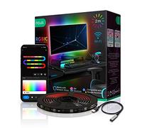 NOUS F9 2m RGBIC LED TV Backlight, Ambilight TV Retrofit, RGBIC LED Strip Wifi, LED Strip 2m, Tuya Smart Life Alexa Google Assistant, 2.4GHz