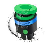 NOUS Tasmota - Enchufe inteligente para exteriores ESP32, IP44, resistente al agua, 16 A, contador de electricidad, temporizador, compatible con Alexa y Google Home Assistant, MQTT, WiFi 2,4 GHz