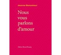 Nous Vous Parlons Damour (ebook)
