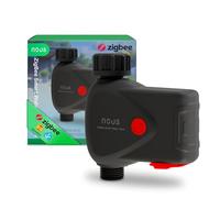 NOUS ZigBee - Válvula de Grifo Inteligente, Control de riego IP66, Compatible con Alexa, Google Assistant, Smart Life, Temporizador y Control Remoto de Aplicaciones, Funciona con Pilas, 3/4 Pulgadas