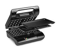 Nova 117002 - Grill y Sandwichera Compacta, Almacenamiento de Cable, Placas Desmontables para Sandwichera, Parrilla de Mesa, Gofrera, 700 W