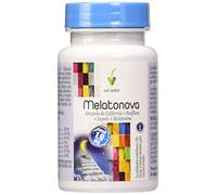 Novadiet - MELATONOVA Cápsulas con Amapola de California, Pasiflora, Lúpulo y Melatonina - Complemento Alimenticio para un Sueño Reparador - Alivio del Desfase Horario - 60 Cápsulas Vegetales