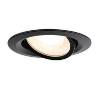 Nova Downlight empotrable LED redondo Nova Plus (35 W, Ø x Al: 9,3 x 4,5 cm, Negro)