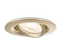 Nova Downlight empotrable LED redondo Nova Plus (6,5 W, Ø x Al: 9,3 x 4,5 cm, Oro)