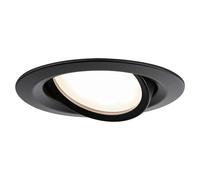 Nova Downlight empotrable LED redondo Nova Plus Led Coin (6 W, Negro, Blanco cálido, 1 ud.)