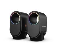 Nova Gaming - GS115 Cygnus - Altavoz 2.0 inalámbrico RGB - Bluetooth 5.3, Sonido estéreo Potente, animaciones RGB, botón de Ajuste de Sonido y LED, ventilación integrada para más Graves