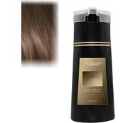 Nova Hair Dye Shampoo, Nova Hair Instant Dye Shampo, Long Lasting Hair Color Shampoo for Women & Men, Easy to Use at Home - Perfect Grey Coverage (Light Brown)