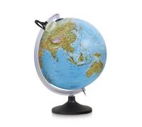 Nova Rico - Esfera 30 cm. uranio Mapa Relieve c/luz