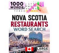 Nova Scotia Restaurants Word Search: Large Print