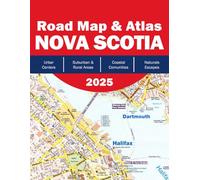 Nova Scotia Road Atlas 2026 - Nova Scotia Road Map 2026 - Map of Nova Scotia Canada