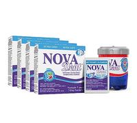 Novadent iP Ultra Soft + baño de remojo gratis | Limpiador de dentaduras postizas y aparatos dentales | 1 año (52 sobres)