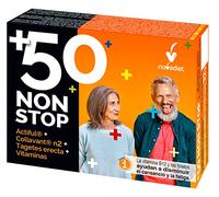 Novadiet - +50 NON STOP Cápsulas con Vitaminas B12, B6, Folatos, Aciful, Covallant, Tagetes Erecta, Reduce Cansancio y Fatiga, Mejora Flujo Sanguíneo, Función Cardiovascular y Cerebral - 30 Cápsulas