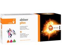 Novadiet - AKTINER PLUS Viales con Jalea Real, Guaraná, Ginseng y Vitaminas - Complemento Alimenticio que Reduce el Cansancio y la Fatiga - Mejora el Rendimiento Físico y Mental - 20 viales de 10 ml