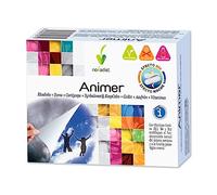 Novadiet - ANIMER Cápsulas con Rodiola, Suma, Cordyceps, Symbalance, KeepCalm, GABA, Azafrán y Vitaminas - Mejora el Estado de Ánimo, Reduce la Fatiga Física y Mental - 60 Cápsulas Vegetales