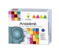 Novadiet - ANSIOLIMIT Cápsulas con Vitamina B6, Magnolia, Tulsi, GABA, Pasiflora, Flor de Azahar, Vitamina B6, Ayuda a Disminuir la Ansiedad, Agobio, Estrés y el Nerviosismo - 60 Cápsulas