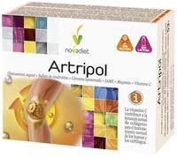 Novadiet - Artripol - con Glucosamina Vegetal, Condroitina, Cúrcuma Liposomada, SAME, Magnesio y Vitamina C - Apoyo a Huesos, Cartílagos y Movilidad Articular - 60 Cápsulas