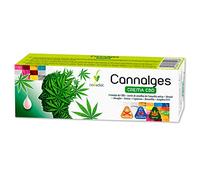 Novadiet - CANNALGES CREMA CBD con Aceite de Semillas de Canna BD, Mentol, Alcanfor, Capsicun y Jengibre - Alivio Dolor Muscular y Articular - Uso Externo - Fácil Aplicación - 60 ml
