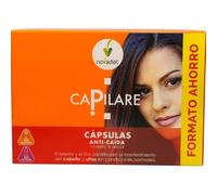 Novadiet Capilare, biotina, zinc y selenio, 120 cápsulas blandas | Onagra, hierro, aminoácidos y vitaminas B2, B6, B12, E
