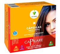 Novadiet Capilare, biotina, zinc y selenio, 60 cápsulas blandas | Onagra, hierro, aminoácidos y vitaminas B2, B6, B12, E
