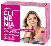 Novadiet - CLIMENIA Complemento con Shatavari SRI-81, Maca, Ñame Salvaje, Salvia, Probióticos y Vitamina B6 - Para Menopausia y Perimenopausia - Equilibrio Hormonal y Bienestar Femenino - 60 Cápsulas