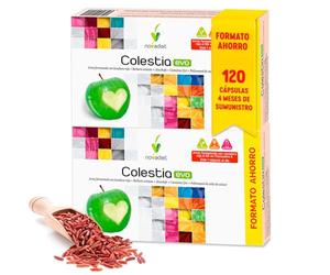 Novadiet - Colesterol Colestia Evo - Arroz fermentado con levadura roja, Berberis aristata, Alcachofa, Coenzima Q10, Policosanol de caña de azúcar - Pack 2 x 60 cápsulas Novadiet