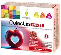 Novadiet - COLESTIA FORTE 30 Cap con Arroz Fermentado, Levadura Roja, Bergamota, Berberis Aristata, Policosanol Caña Azúcar y Coenzima Q10 - Ayuda Mantener Niveles Colesterol y Sistema Circulatorio