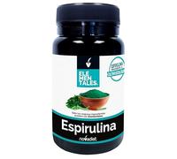 Novadiet - ELEMENTALES ESPIRULINA Cápsulas con Espirulina - Complemento Alimenticio Nutricional - Para Aportar Proteínas, Aminoácidos y Antioxidantes - 60 Cápsulas Vegetales