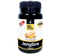Novadiet - ELEMENTALES JENGIBRE Càpsula con Jengibre - Complemento Alimenticio Antiinflamatorio y Digestivo - Para Aliviar Digestiones Pesadas, Hinchazón y el Dolor Menstrual.- 30 Cápsulas Vegetales
