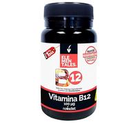 Novadiet - ELEMENTALES VITAMINA B12 100 mcg Comprimidos con Vitamina B12 - Complemento Alimenticio - Para el Sistema Nervioso y la Energía - 120 Comprimidos Masticables
