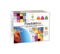 Novadiet - FOSDOLID PLUS Cápsulas con Taurina, Glutamina, Ginkgo biloba, Espino amarillo, Mirtilo y Vitaminas B, Apoyo al Rendimiento Intelectual y Energía - Estudiantes y Tercera Edad - 60 Cápsulas