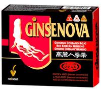 Novadiet - GINSENOVA con Ginseng Coreano Rojo - Energía y Vitalidad - Para Deportistas y Estudiantes - Apoyo Durante Épocas de Intensa Actividad - 60 Cápsulas Vegetales