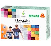 Novadiet Cápsulas NOVACILUS – Fermentos lácticos y fructooligosacáridos – 30 cápsulas vegetales