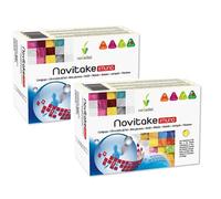 Novadiet Novitake Imuno, extractos de reishi y shiitake, 2 x 20 viales | Maitake, cordyceps, astrágalo, beta-glucanos y vitaminas C, B6, B12