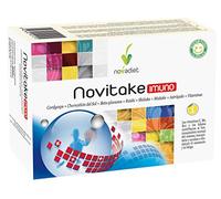 Novadiet Novitake Imuno, extractos de reishi y shiitake, 20 viales | Maitake, cordyceps, astrágalo, beta-glucanos y vitaminas C, B6, B12
