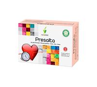 Novadiet - PRESALTA Cápsulas con Ajo Negro, Pleurotus Cystidiosus, Aronia, Olivo y Potasio - Control de Tensión Arterial - Complemento Alimenticio Para el Bienestar Cardiovascular - 60 Cápsulas