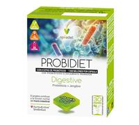 Novadiet - PROBIDIET DIGESTIVE con Probióticos y Jengibre - Complemento Alimenticio para el Equilibrio Digestivo y la Microbiota Intestinal - 30 Cápsulas