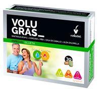 Novadiet - VOLUGRAS Comprimidos con Cola de Caballo, Cúrcuma, Sinetrol® XPUR C, Piña, Alga Chlorella, Contribuye al Control de Peso, Tratamiento de Sobrepeso, Obesidad y Adelgazar - 30 Comprimidos