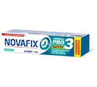 Novafix Pro3 Frescor - crema adhesiva dentaduras postizas - 70 g | Fijación ultrafuerte.