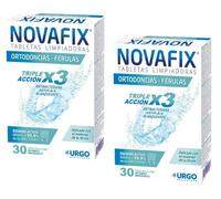 Novafix Tabletas Limpiadoras Ortodoncias y Férulas 2x30 Sobres