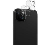 NOVAGO Compatible con iPhone 15 / iPhone 15 Plus - Juego de 2 protectores de cristal templado resistente para la cámara