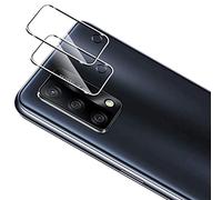 NOVAGO Compatible con Oppo A74 4G - Juego de 2 protectores de cristal templado ultra resistente para la parte de la cámara