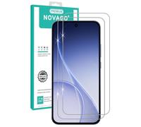 NOVAGO Compatible con OPPO Reno15 FS 5G / OPPO A6 Pro 5G / Huawei Pura 70 - Juego de 2 protectores de pantalla de cristal templado 9H - Compatible con carcasas (diseño reducido/Case Friendly)