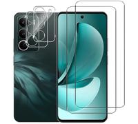 NOVAGO Compatible con realme C71 4G/5G - Pack de 4 protectores de cristal templado para 2 pantallas y 2 para cámara trasera