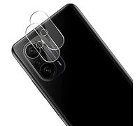 NOVAGO Compatible con Xiaomi Mi 11i y Xiaomi Poco F3 - Juego de 2 protectores de cristal templado resistente para la parte de la cámara lente trasera