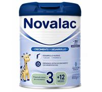 Novalac 3 Leche en Polvo de Continuación 1-3 Años, 800 g | Vitamina D, Elaborada con Pediatras, Desarrollo Cognitivo, Huesos, Fórmula Infantil, Leche Polvo