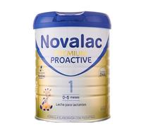 Novalac Premium Proactive 1 Leche de Iniciación para lactantes 0-6 Meses. Contribuye al Desarrollo Normal y del sistema inmunitario del Bebé. Fórmula Elaborada con Pediatras rica en DHA - 800 g