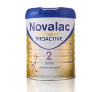 Novalac Premium Proactive 2 Leche Continuación 6-12 Meses. Contribuye Desarrollo Normal y Sistema Inmunitario del Bebé. Fórmula Elaborada con Pediatras con Hierro, DHA, Vit A, C y D - 800 g