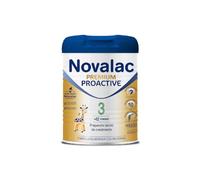 Novalac Premium Proactive 3 Leche de Continuación 1-3 Años. Contribuye al Desarrollo Normal y del sistema inmunitario del Bebé. Fórmula Elaborada con Pediatras rica en Calcio, Yodo, ViT A y D - 800 g